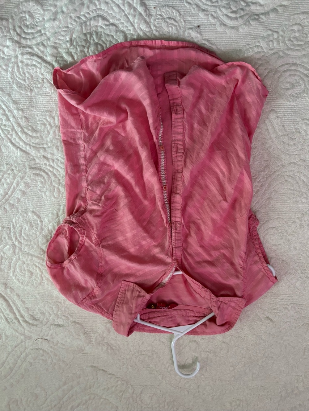 SO Pink Button-Front Lightweight Jacket